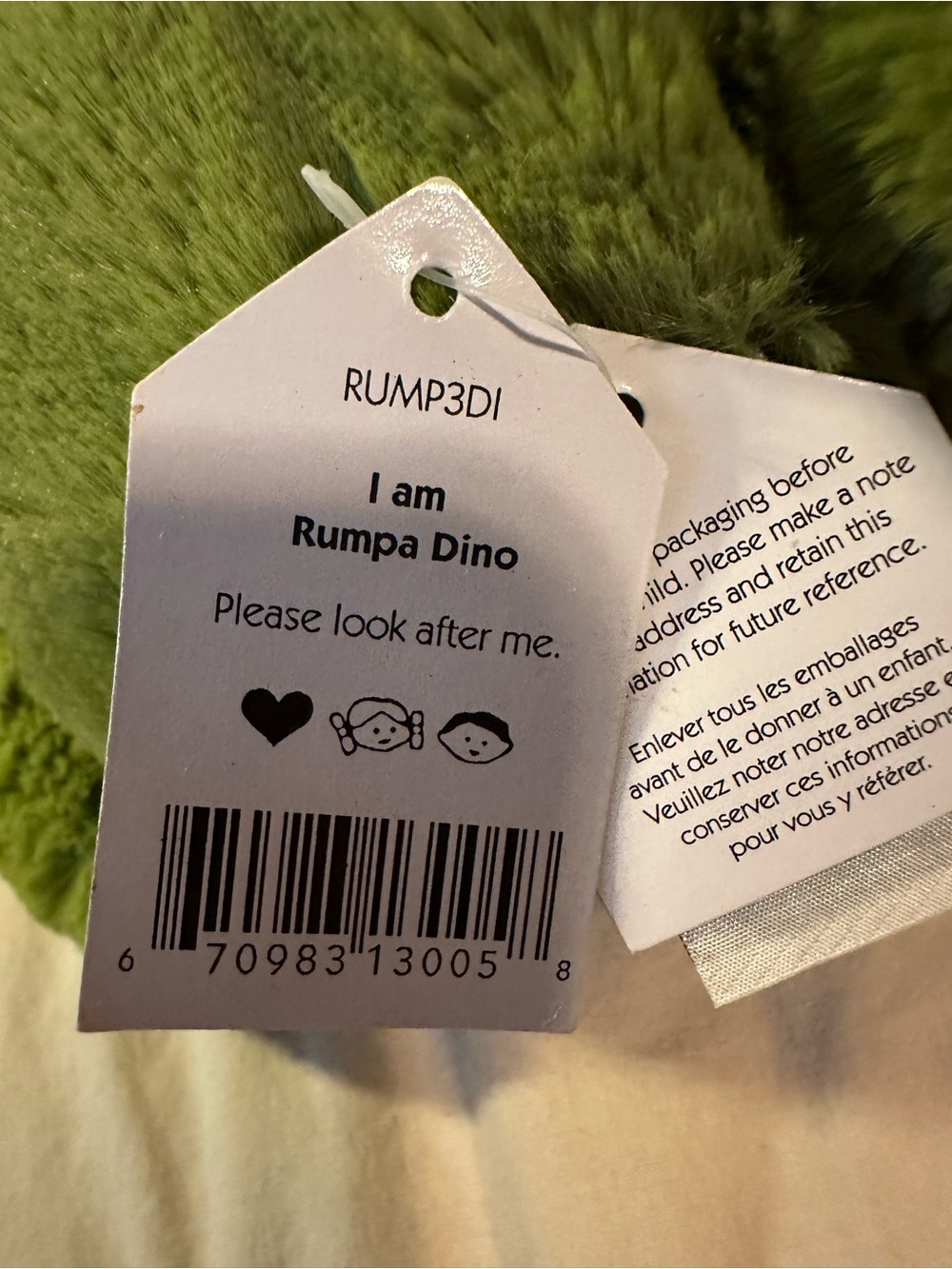 Jellycat Rumpa Dino - Picture 5 of 6